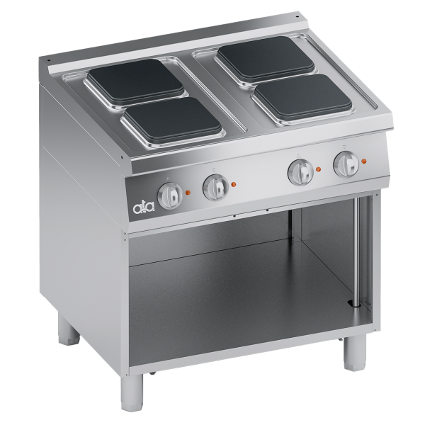 ЕЛЕКТРИЧЕСКИ КОТЛОНИ 4 КВАДРАТНИ ПЛОЧИ + ОТВОРЕНА БАЗА