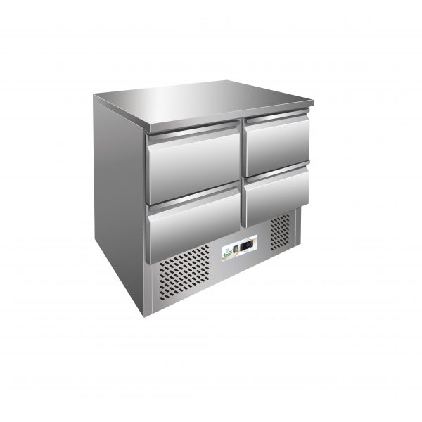 Хладилна маса саладета - статично охлаждане FORCAR G-S901-4D